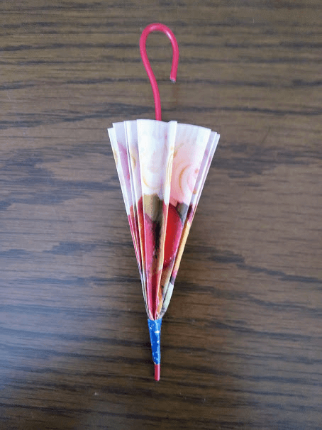 ミニチュア傘の作り方